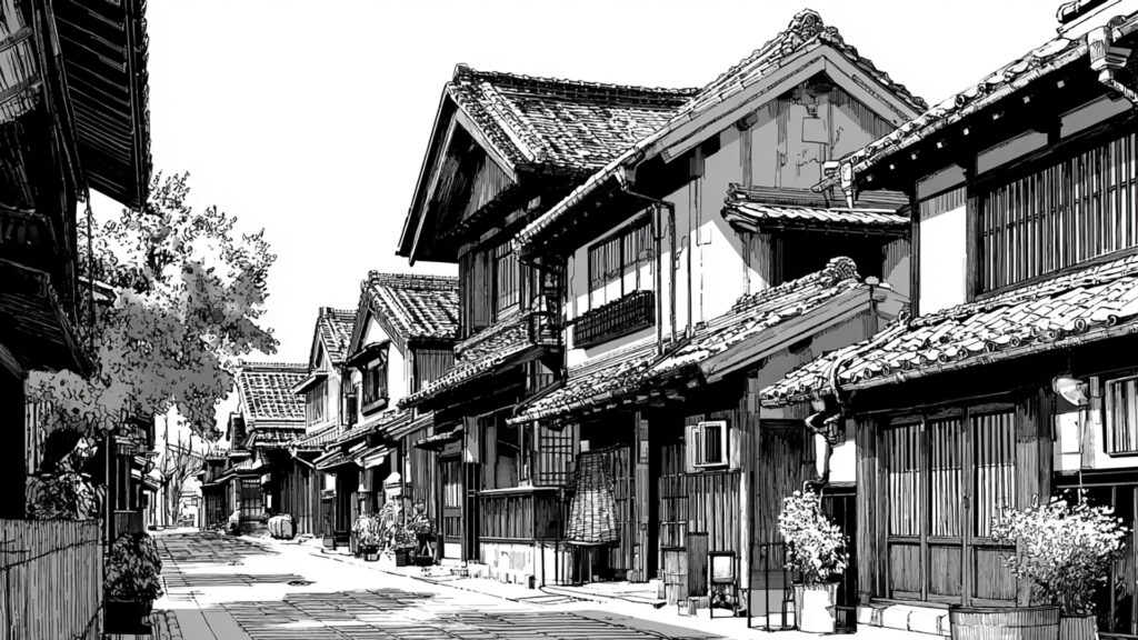 小江戸｜モノクロ