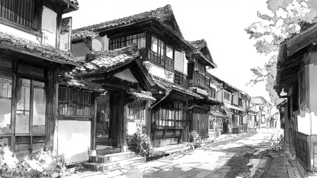 小江戸｜モノクロ