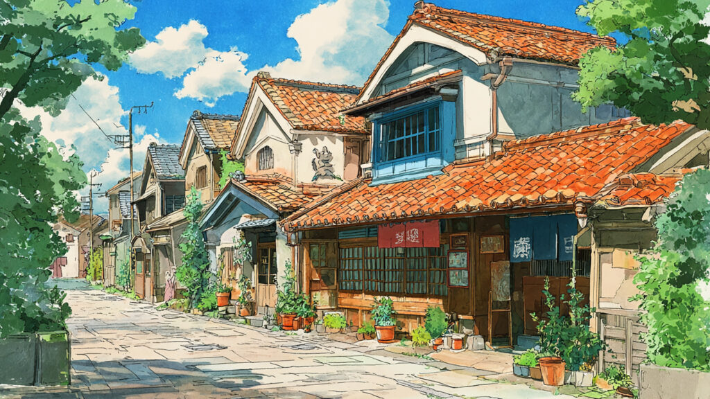 小江戸|水彩風
