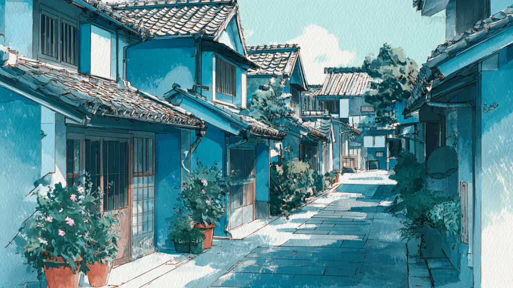 小江戸｜水彩風