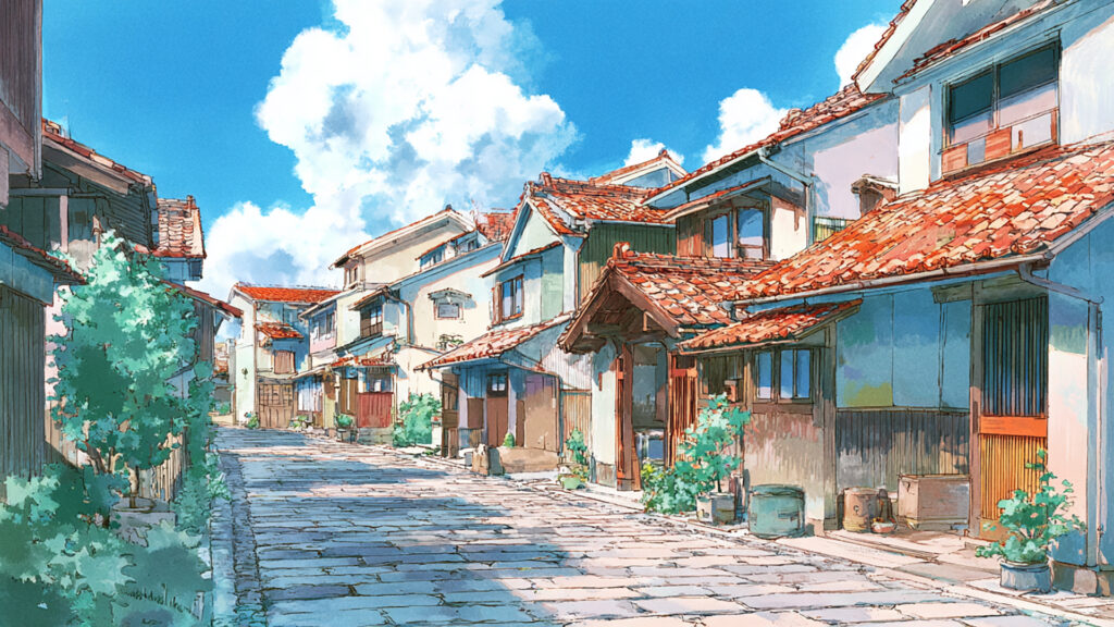 小江戸｜水彩風