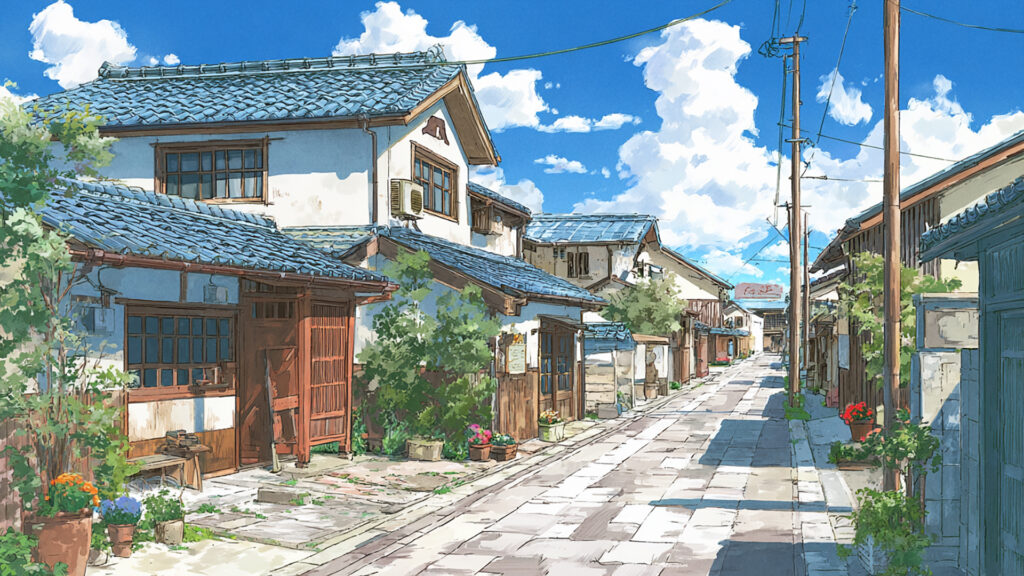 小江戸｜水彩風