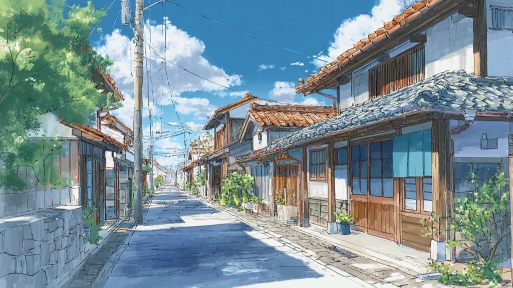 小江戸｜水彩風