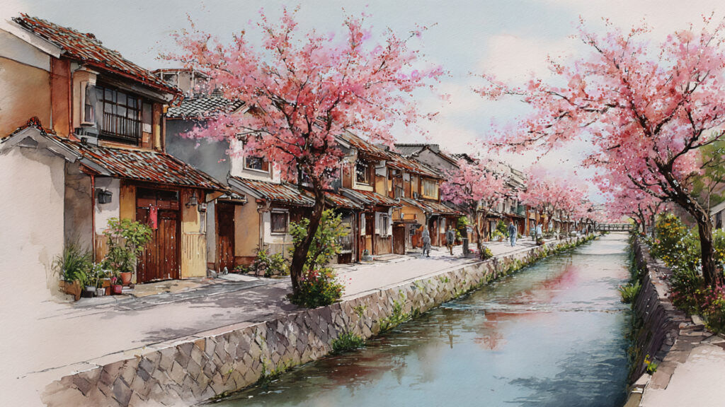小江戸｜水彩風