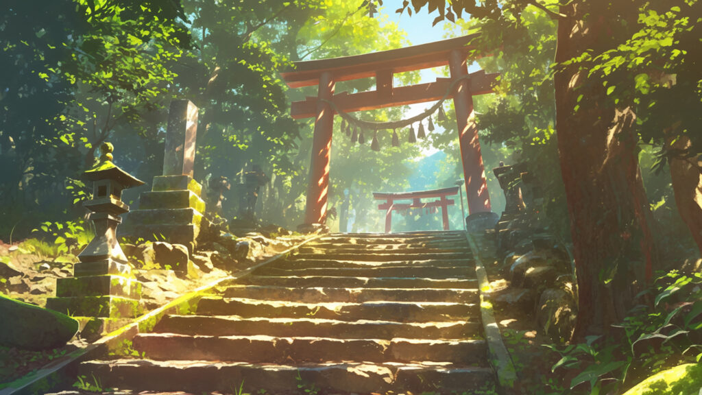 神社の入り口