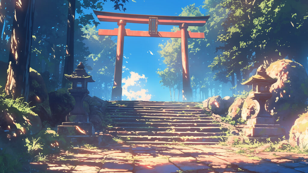 神社の入り口