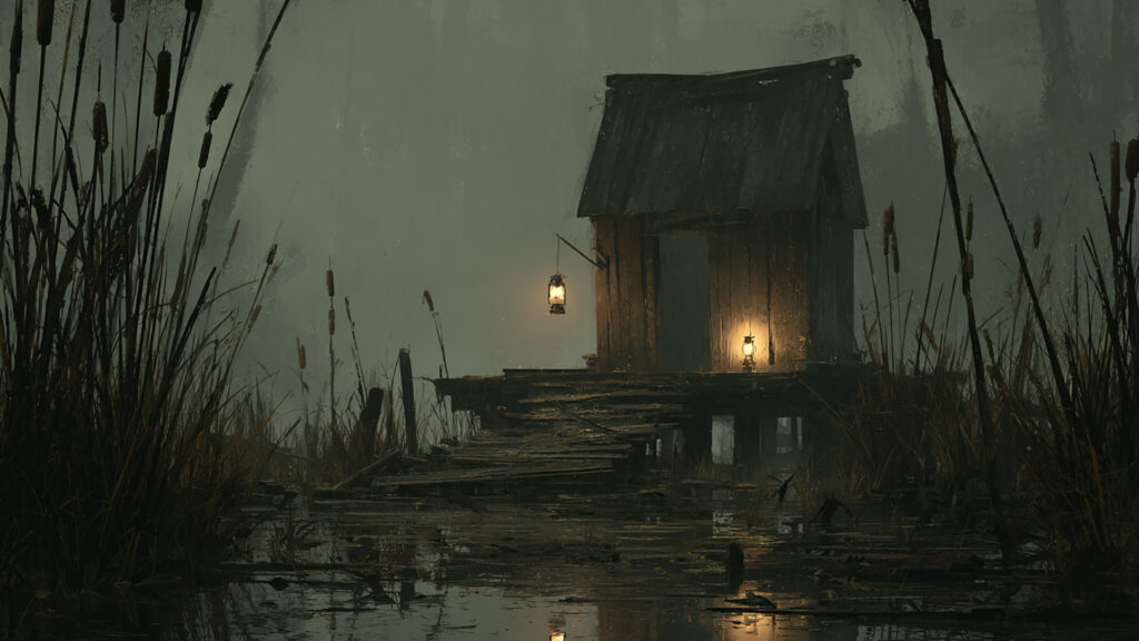 沼地の小屋