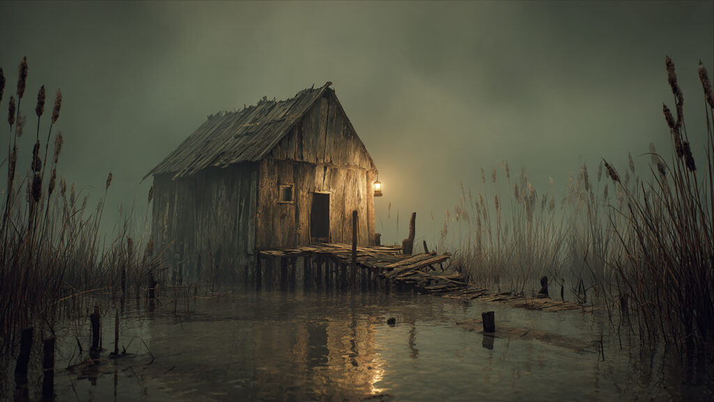 沼地の小屋