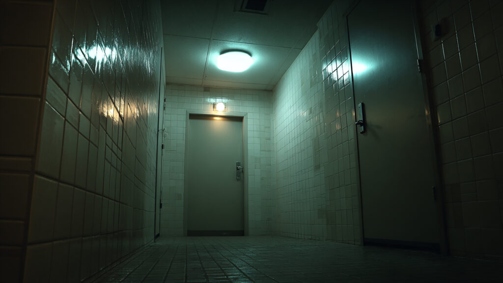 トイレや浴室っぽい場所