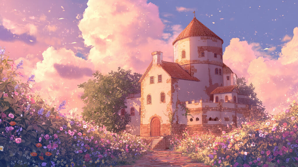 少女が住んでいそうな小さな城