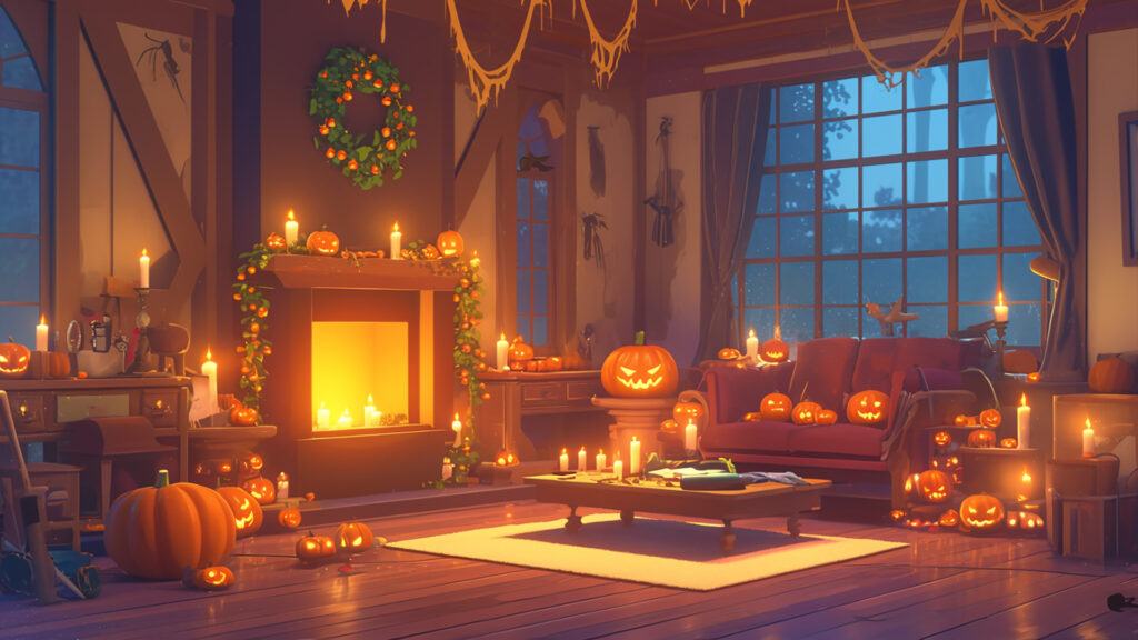 ハロウィンの部屋