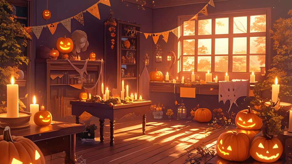 ハロウィンの部屋