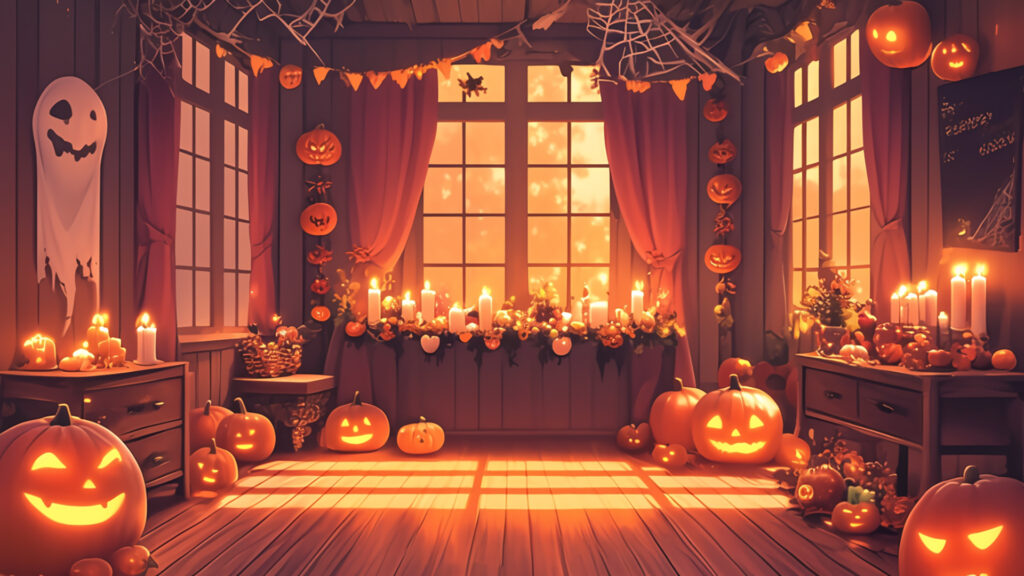 ハロウィンの部屋