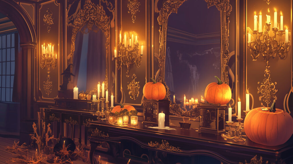 ハロウィンの部屋