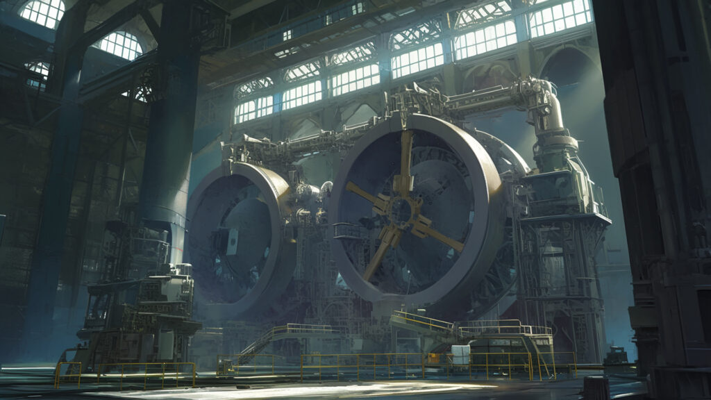 発電タービンのホール