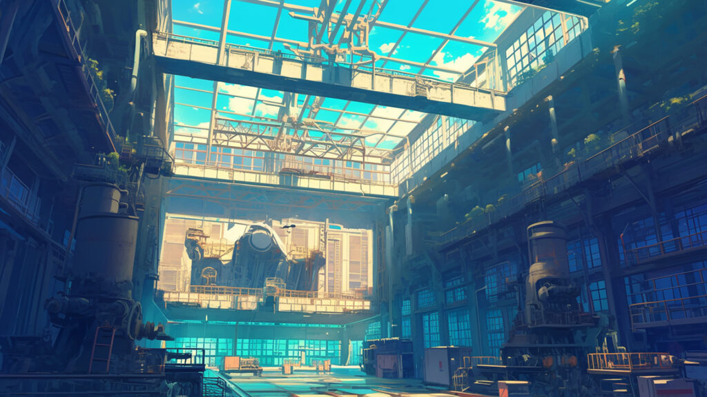 発電タービンのホール