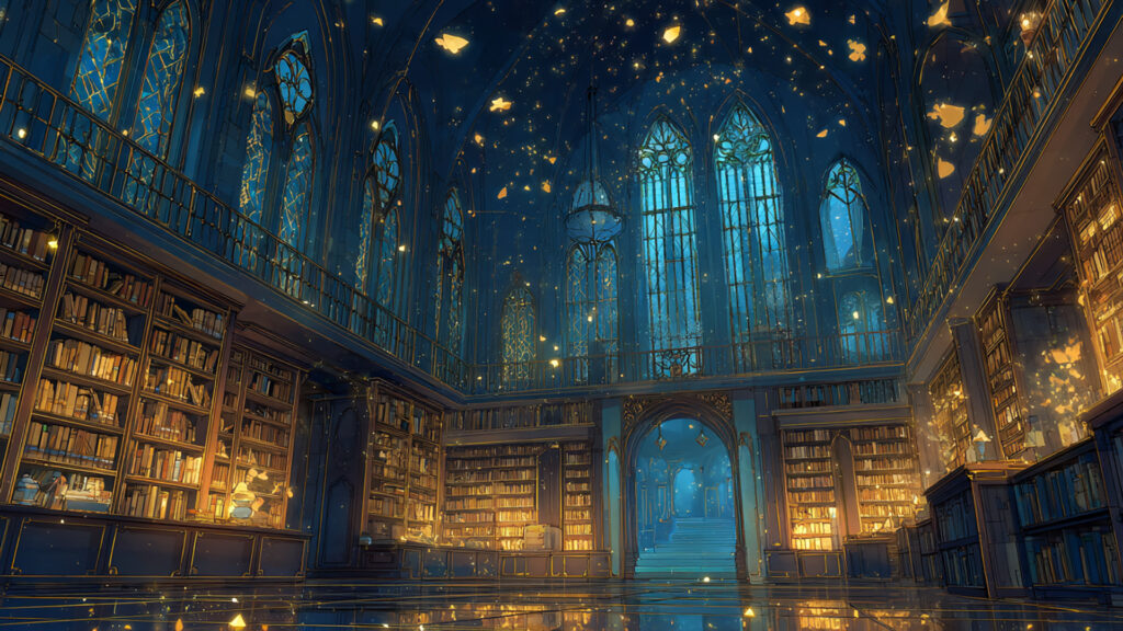 星空・月光の魔法図書館