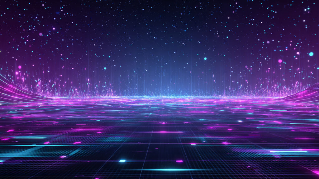 サイバーネオン／ホログラム空間