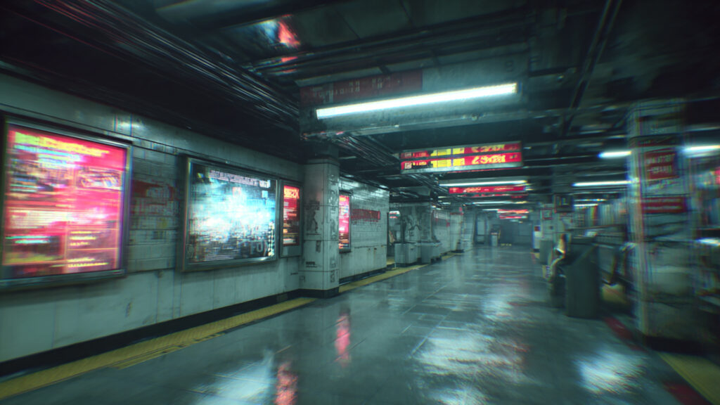 サイバー地下鉄ホーム