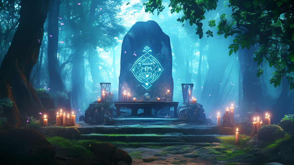 ドルイドの祭壇｜霧の中の神聖な儀式場