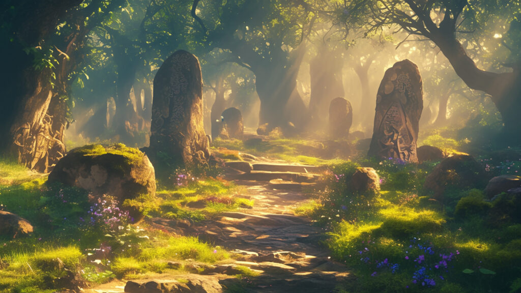 ケルトの森の小道