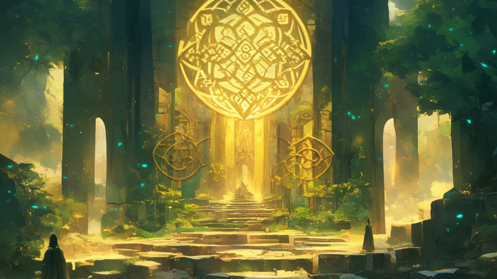 ケルトの森の神殿
