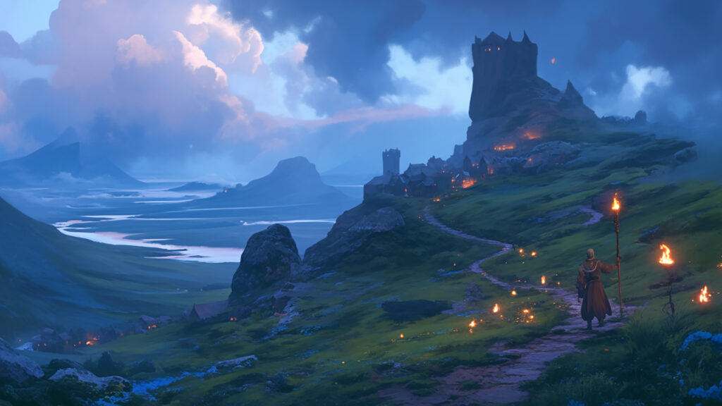 ケルトの丘の灯火