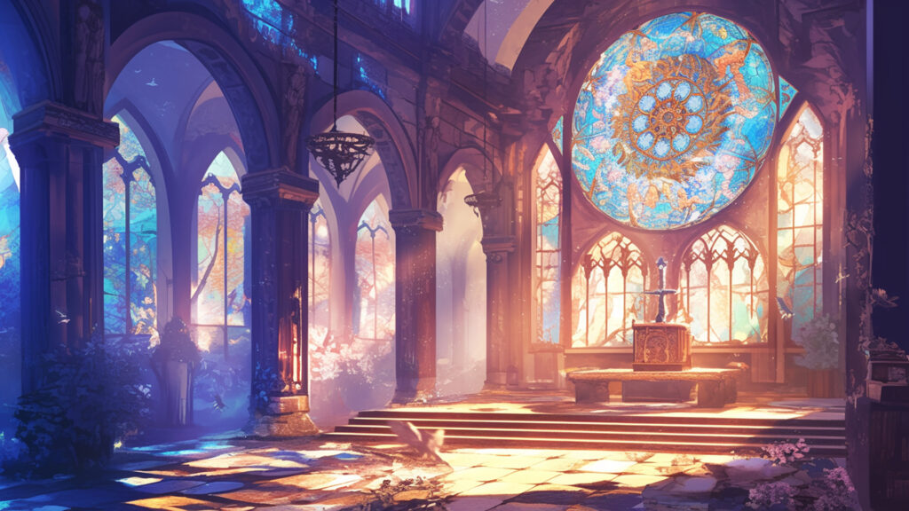 ケルト風の修道院