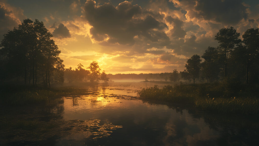 シネマティックな川