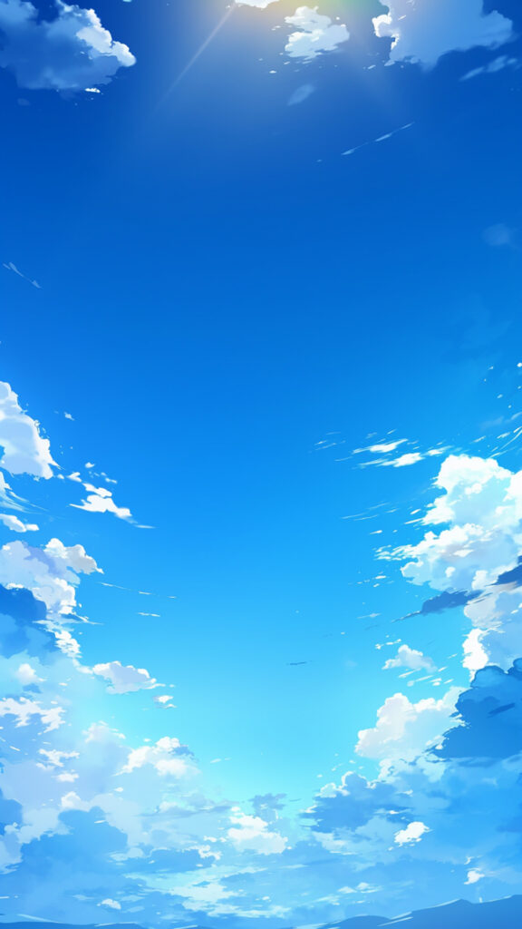 快晴の空｜縦長背景