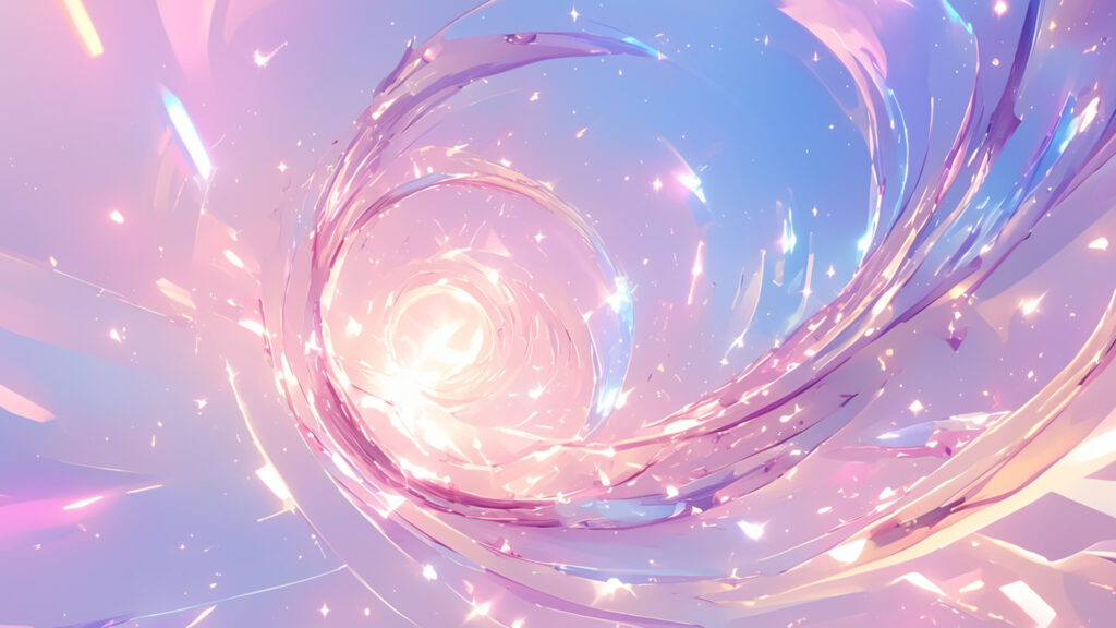 デフォルメされた魔法陣背景