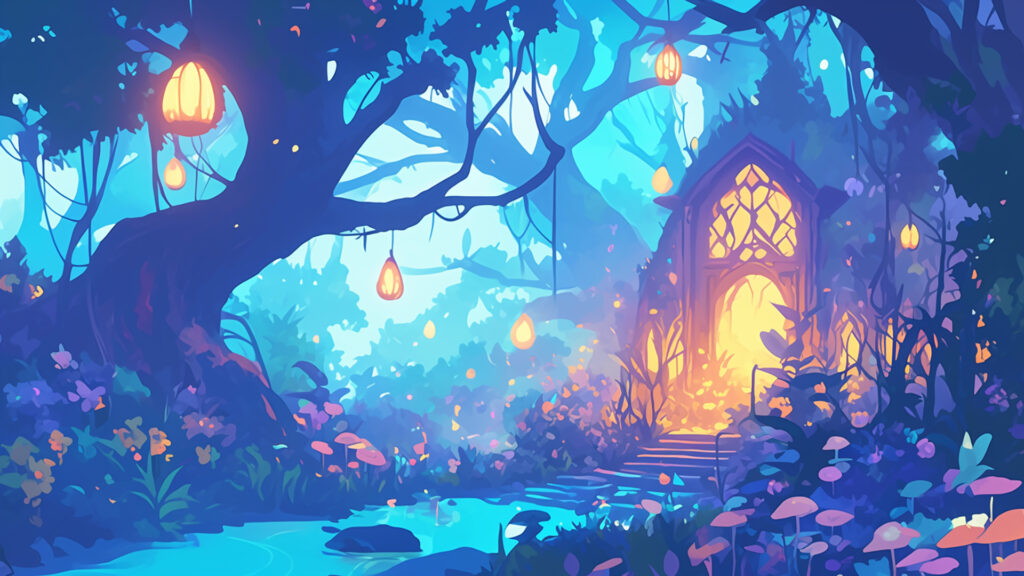 ポップな不思議の森の入口