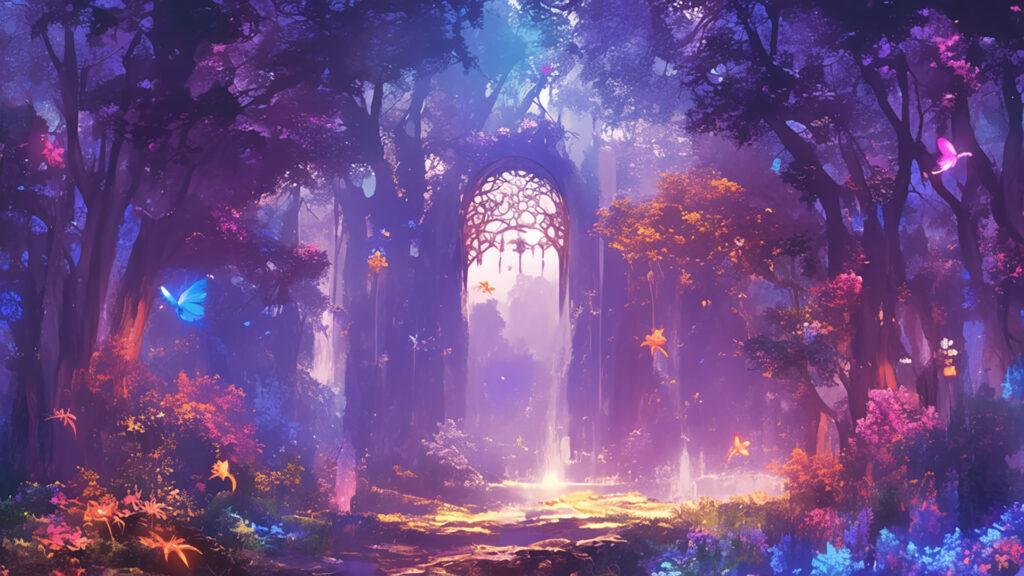 ポップな不思議の森の入口