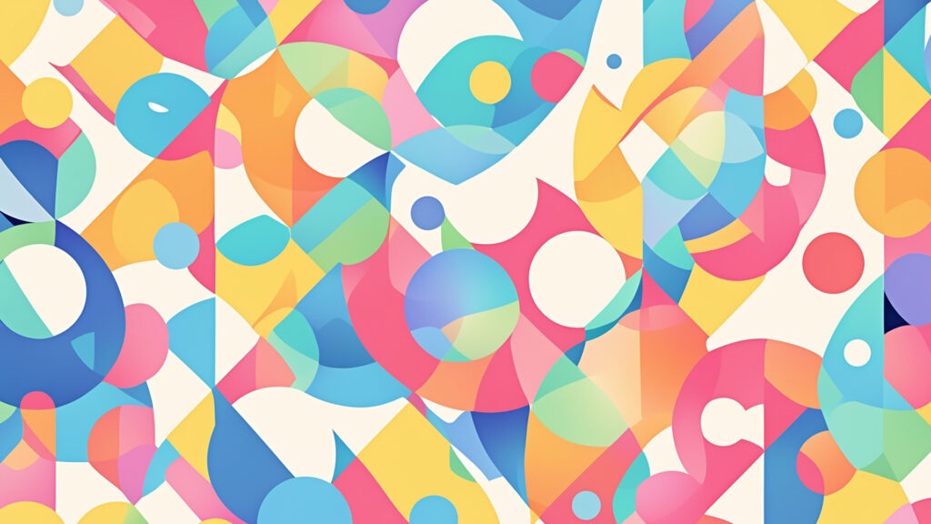 幾何学パターン／キラキラ