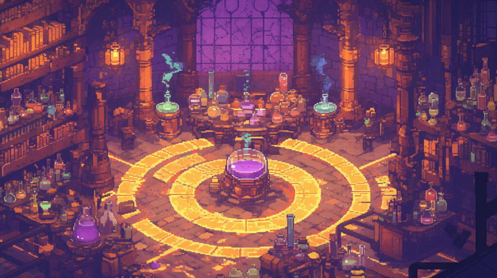 魔法研究所｜ドット絵風