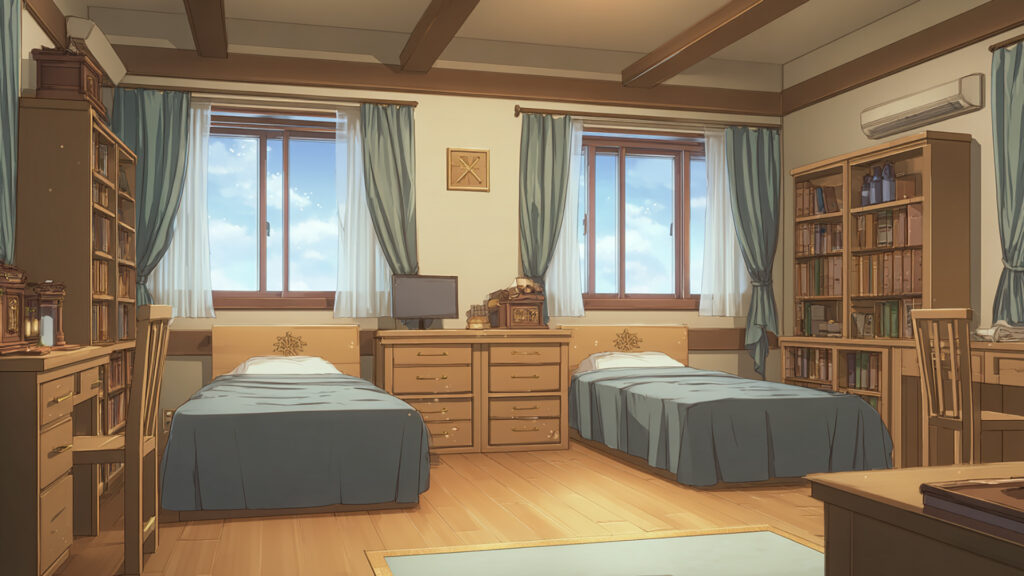 魔法学校の寮｜2人部屋
