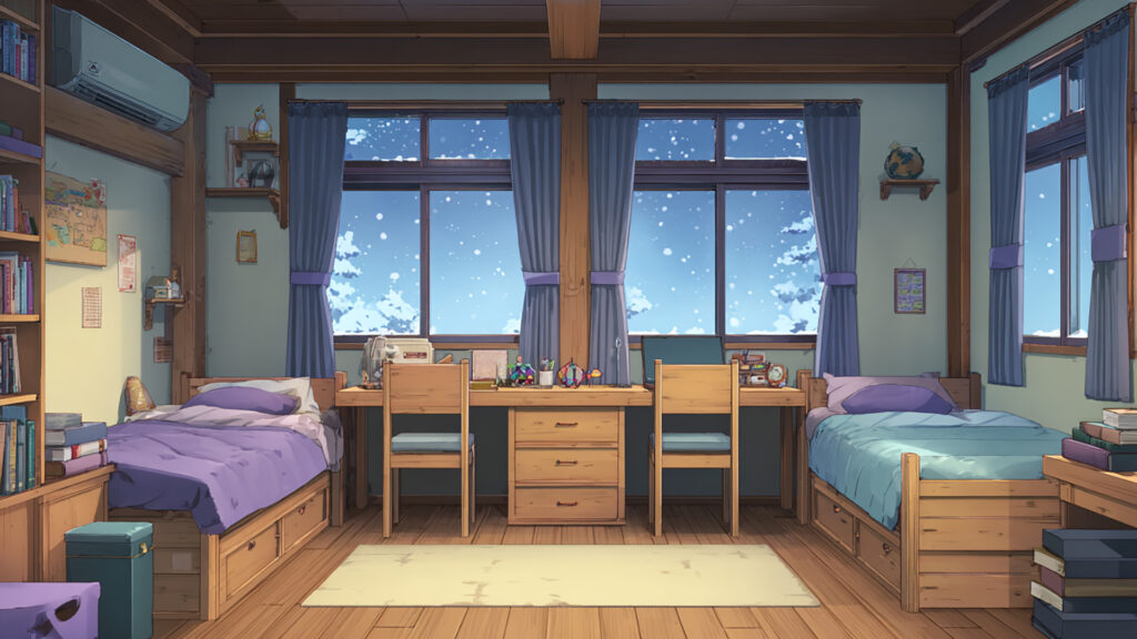 魔法学校の寮｜2人部屋