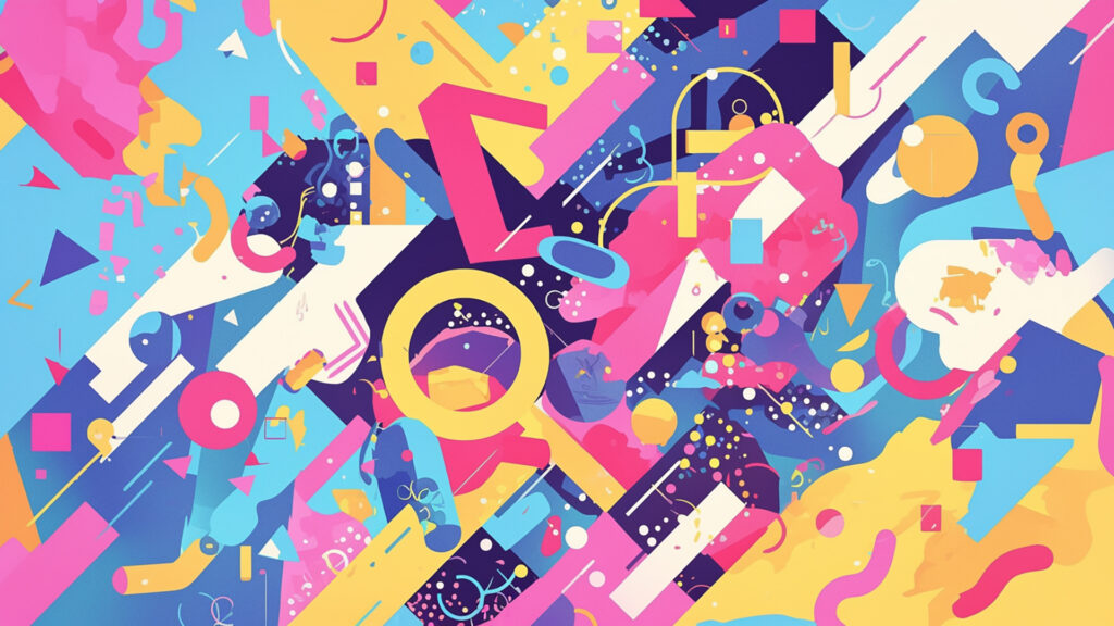 メンフィスデザイン背景