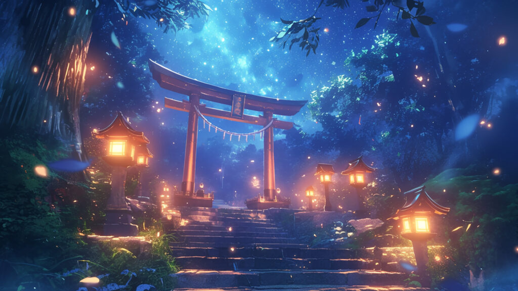 星降る神社