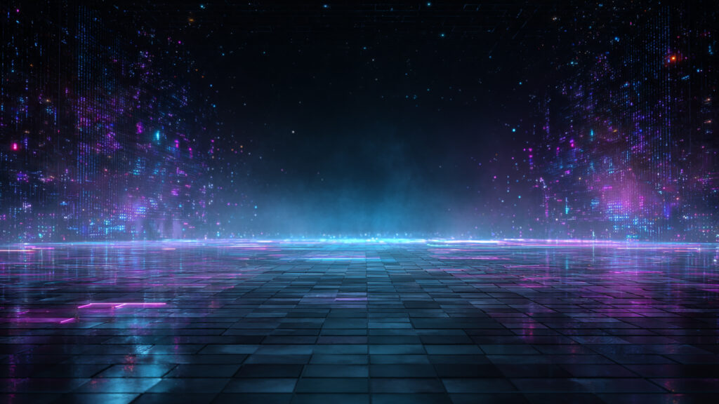 サイバーネオン／ホログラム空間