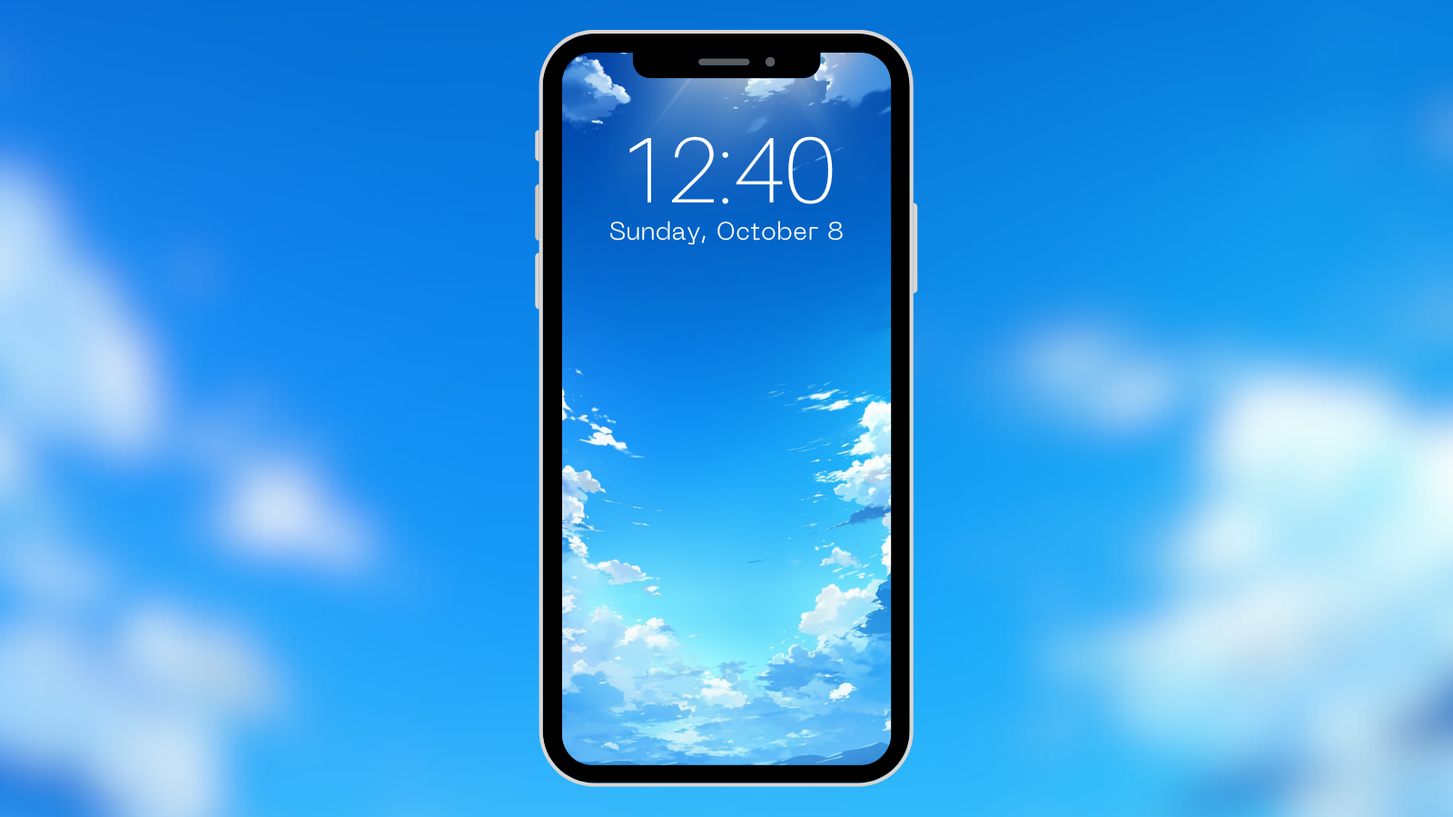 快晴の空｜縦長背景