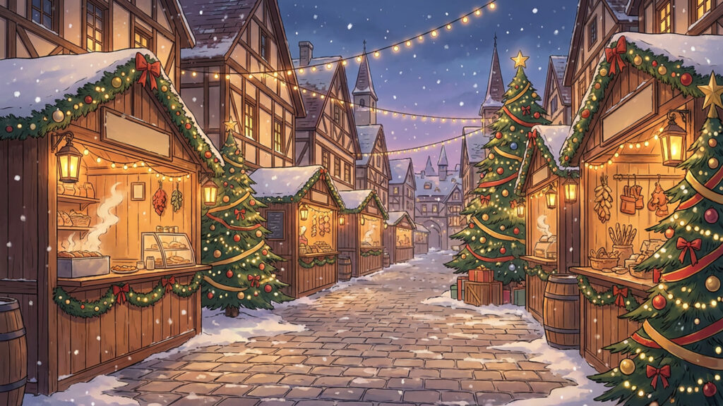 クリスマスマーケット通り