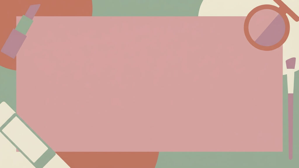 コスメ縁取り背景