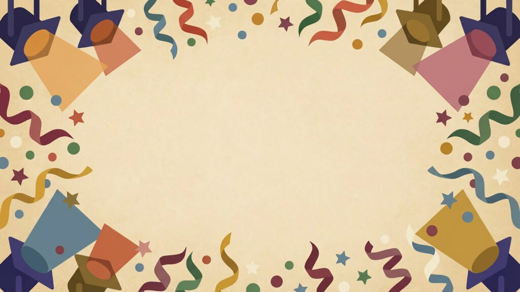 祝祭フレーム背景