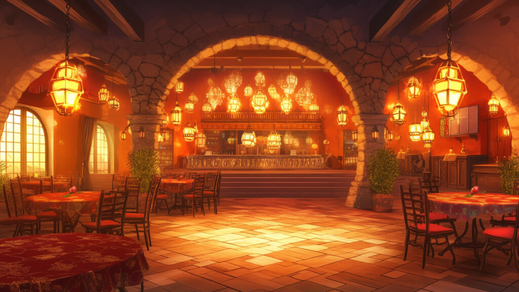 バルセロナ旧街のフラメンコバー