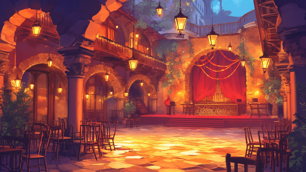 バルセロナ旧街のフラメンコバー