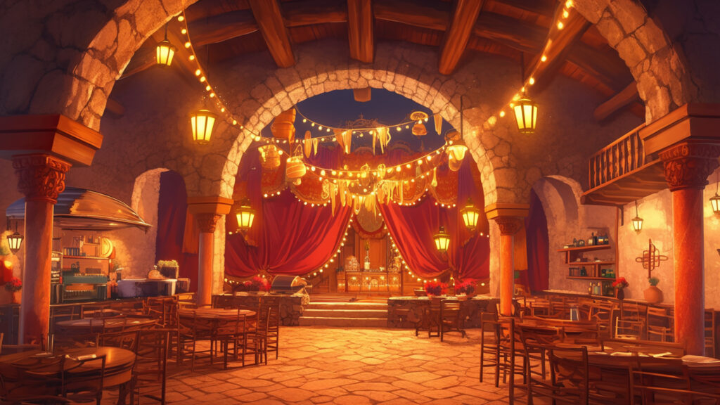 バルセロナ旧街のフラメンコバー