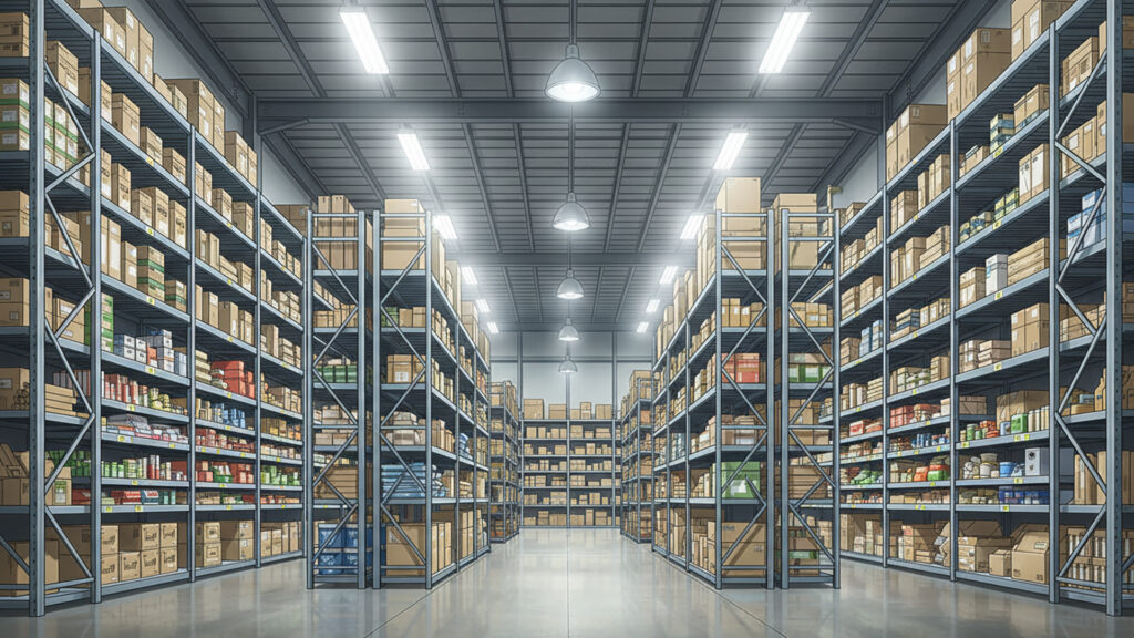 ホームセンターの内観