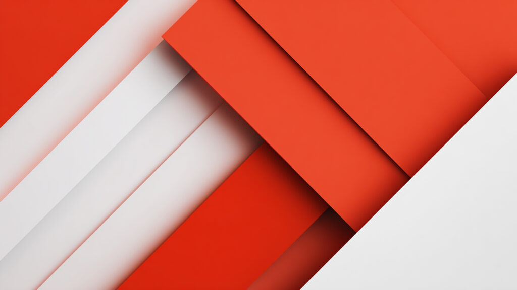 ミニマル×ホワイトスペース｜アクセントカラーが映えるフラット背景