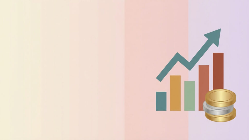 マネー系フラット背景